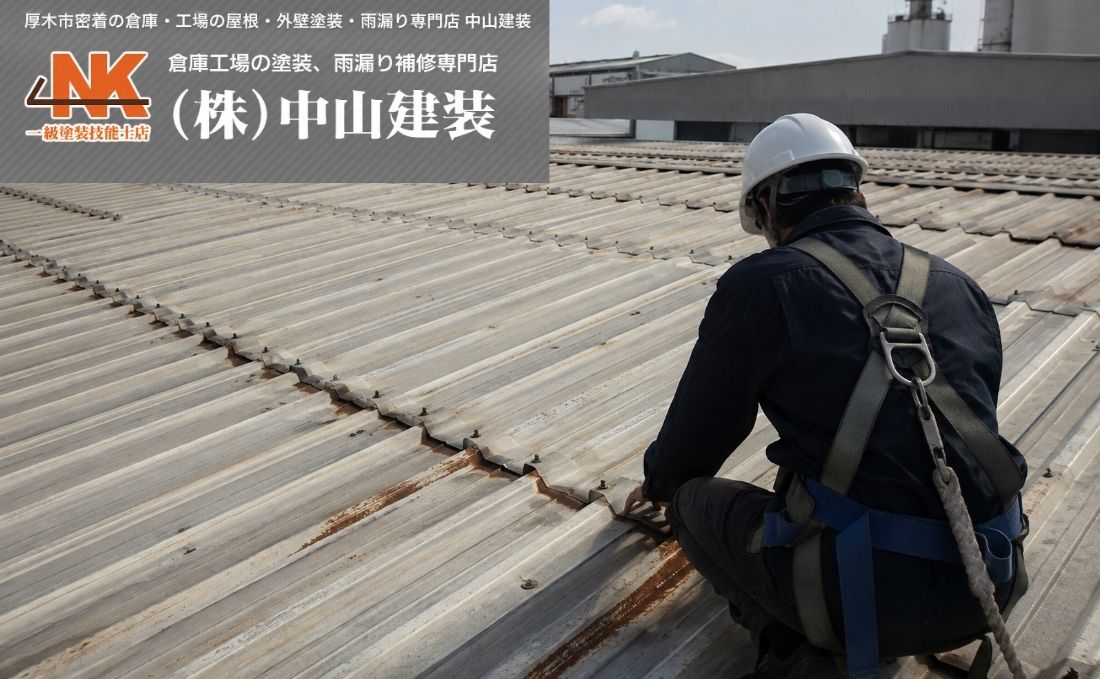 厚木市・大和市の工場屋根に遮熱シートを施工する方法｜折板屋根の劣化診断と工法選び