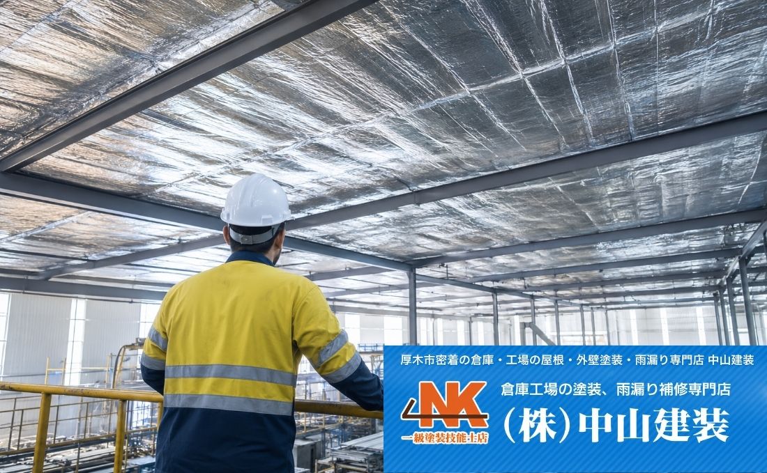 厚木市・大和市の工場用遮熱シートの耐用年数は中山建装へご相談ください